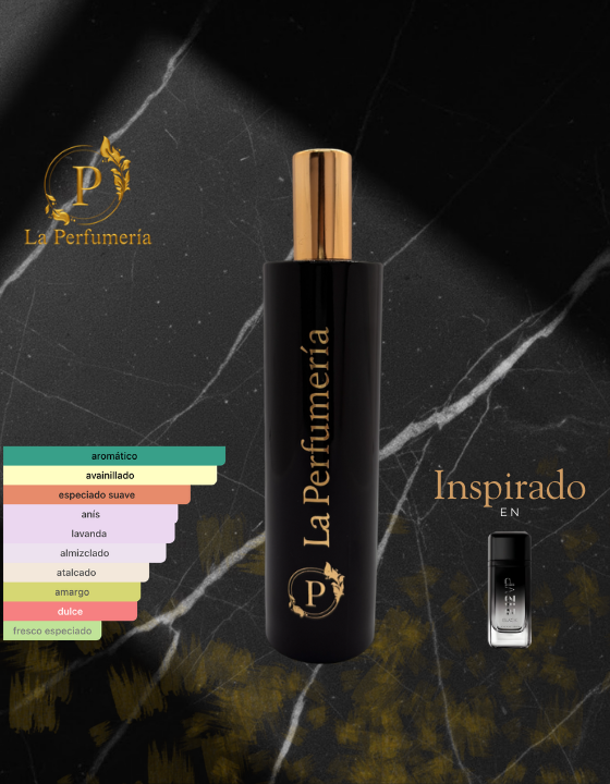 Inspirado en - 212 Vip Black MAN - Carolina Herrera